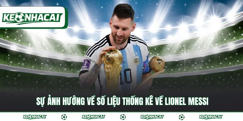 Số liệu thống kê về Lionel Messi chi tiết cho hội viên 4 Sự ảnh hướng về số liệu thống kê về Lionel Messi