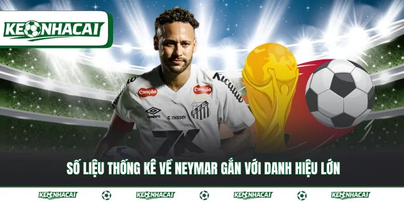 Số liệu thống kê về Neymar - Sự nghiệp qua con số cụ thể 4 Số liệu thống kê về Neymar gắn với danh hiệu lớn